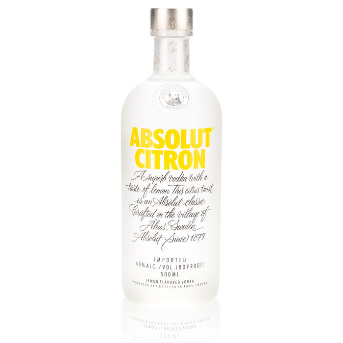 Absolut - Flavored Vodka Citron 0,5 l - 40% Vol.