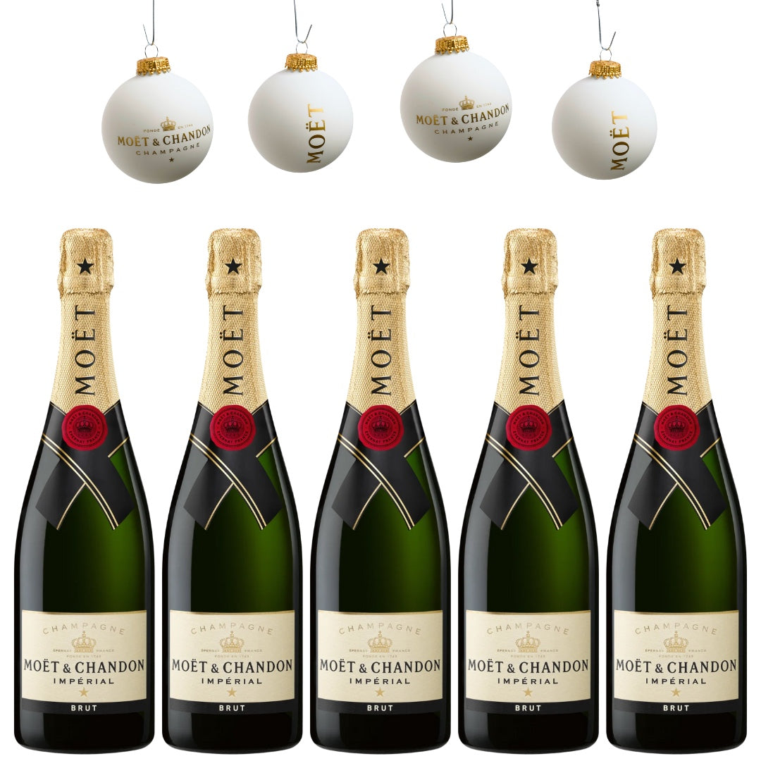 Champagne Moët & Chandon (5 Imperial Weihnach online Beverage | - x 4 0,75L) Moet + Beyond kaufen Brut