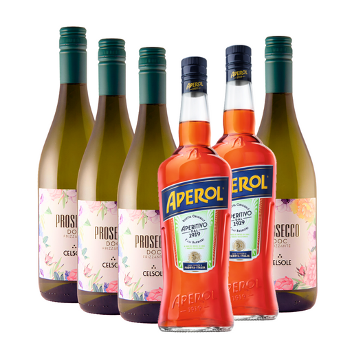 Aperitif Paket 4x Celsole Prosecco DOC Frizzante & 2x Aperol 0,75L Bittersüße Versuchung kaufen