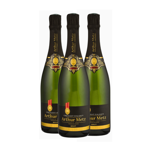 Arthur Metz Cremant d'Alsace Brut (3 x 0,75 L) – Pakete – Arthur Metz