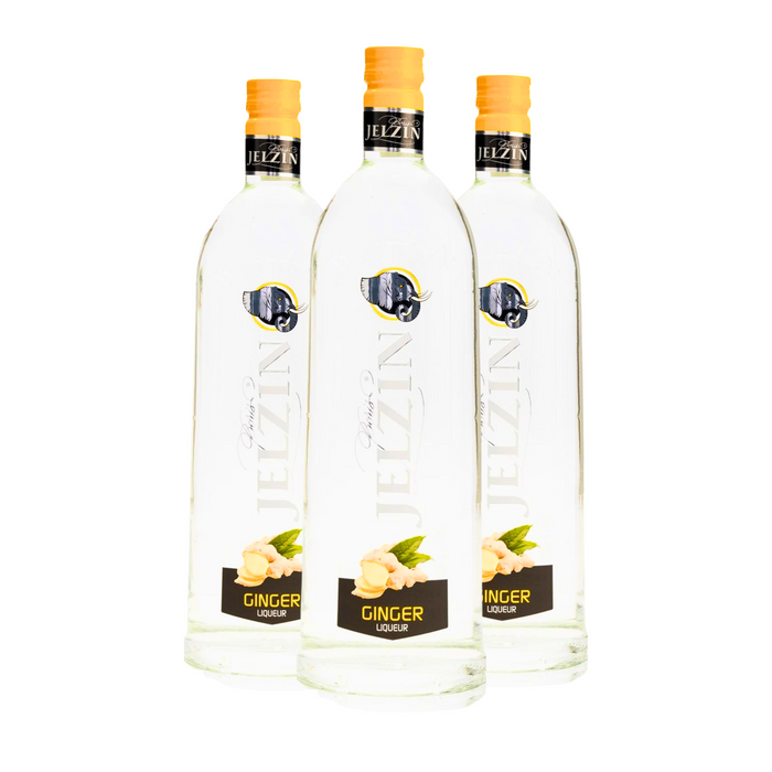 Boris Jelzin Ginger Vodkalikör (3 x 0,7 L) – Pakete – Boris Jelzin