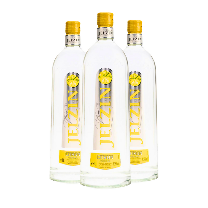 Boris Jelzin Pure Citron Vodka (3 x 1 L) – Pakete – Boris Jelzin