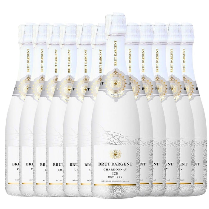 Brut Dargent Chardonnay Ice Demi-Sec (12 x 0,75 L) – Pakete – Brut Dargent