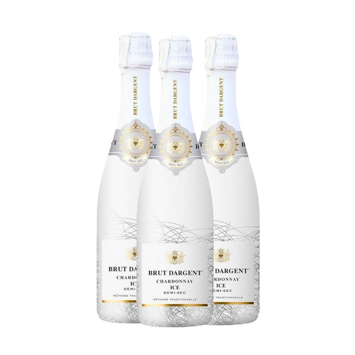 Brut Dargent Chardonnay Ice Demi-Sec (3 x 0,75 L) – Pakete – Brut Dargent
