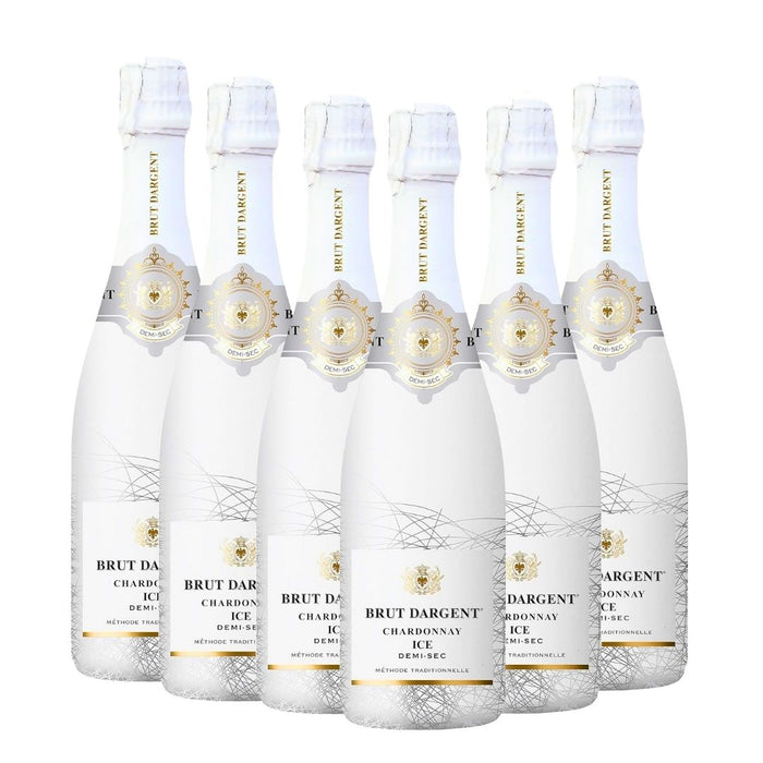 Brut Dargent Chardonnay Ice Demi-Sec (6 x 0,75 L) – Pakete – Brut Dargent