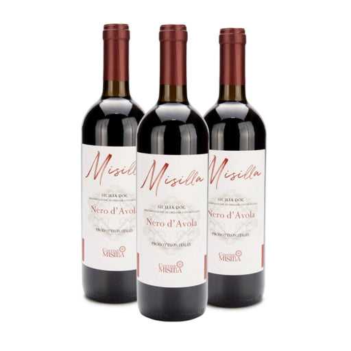 Cantine Paolini Misilla Nero d'Avola IGP Terre Siciliane 2022 (3 x 0,75 L) – Pakete – Cantine Paolin