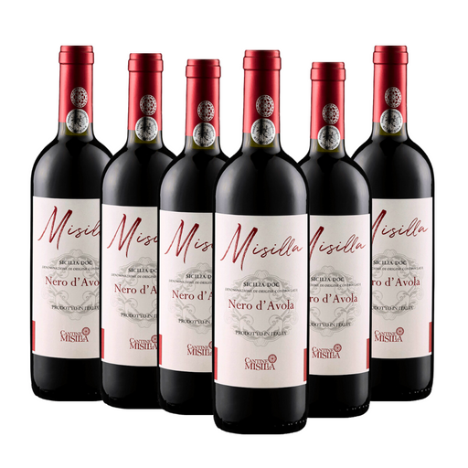Cantine Paolini Misilla Nero d'Avola IGP Terre Siciliane 2022 (6 x 0,75 L) – Pakete – Cantine Paolin
