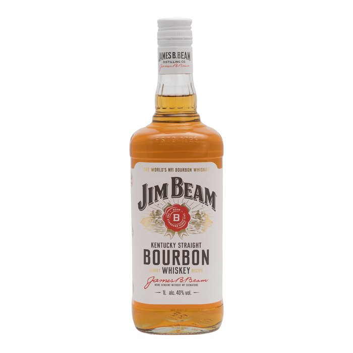 Jim Beam White Label Kentucky Straight Bourbon Whiskey 40% vol 1,0l kaufen