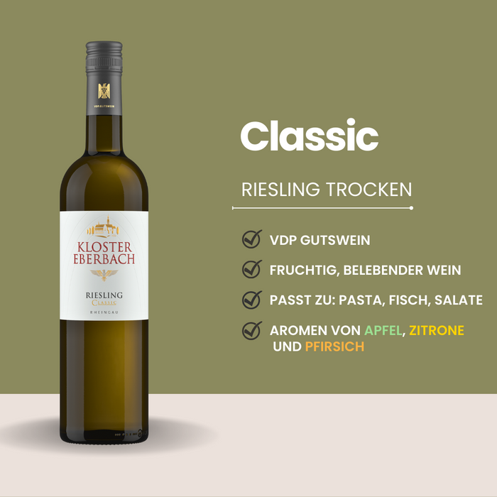Kloster Eberbach Riesling Classic (12 x 0,75 L) – Pakete – Kloster Eberbach