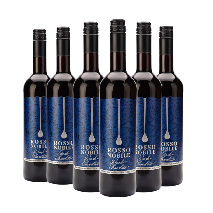 Rosso Nobile Dark Chocolate (6 x 0,75 L) – Pakete – Rosso Nobile