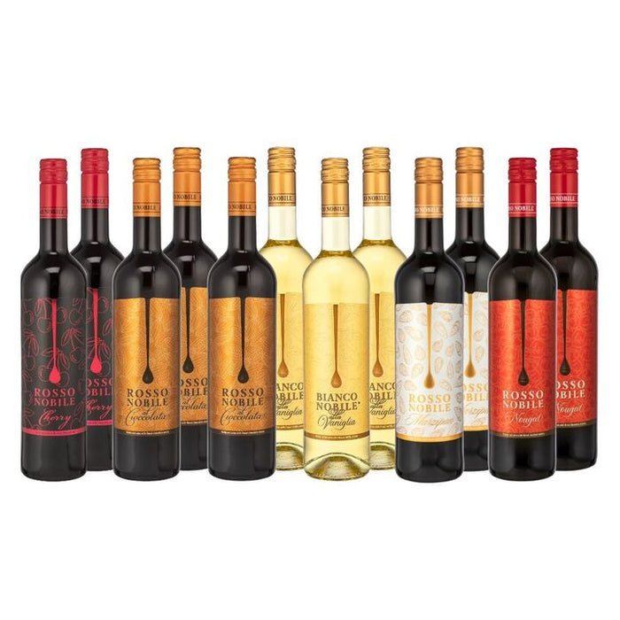 Weinpaket Süße Versuchung (12 x 0,75 L) – Pakete – Rosso Nobile