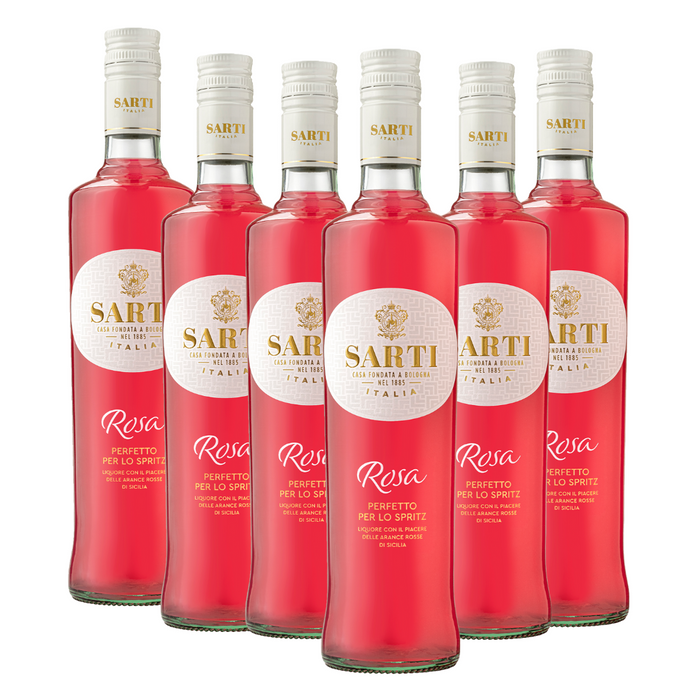 Sarti Rosa Premium Frucht-Likör (6 x 0,7 L) – Pakete – Sarti