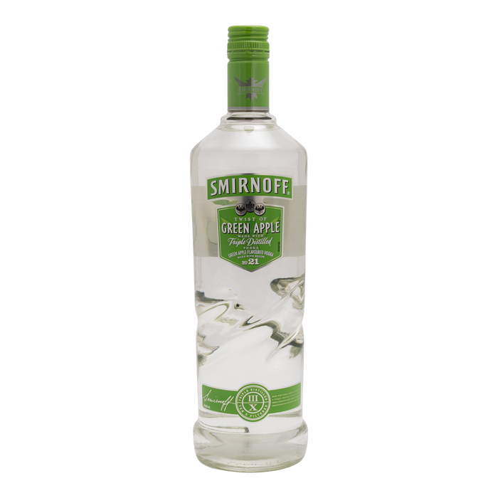 Smirnoff Green Apple Vodka mit Apfelgeschmack 37,5% vol 1,0l kaufen