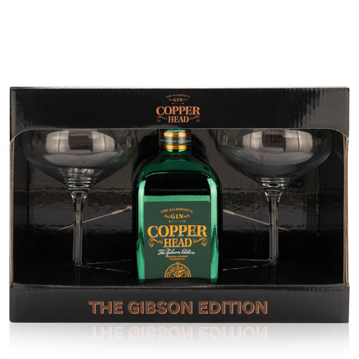 Copper Head The Gibson Edition Martini Box + 2 Gläser in Geschenkverpackung – Spirituosen – Copper Head