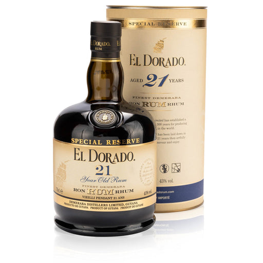 El Dorado Special Reserve Rum 21 Years in Geschenkverpackung – Spirituosen – El Dorado
