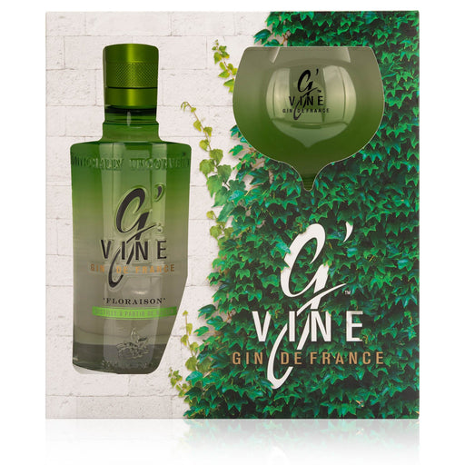 GVine Floraison Gin  Box mit 1 GVine Ballonglas – Spirituosen – G-Vine