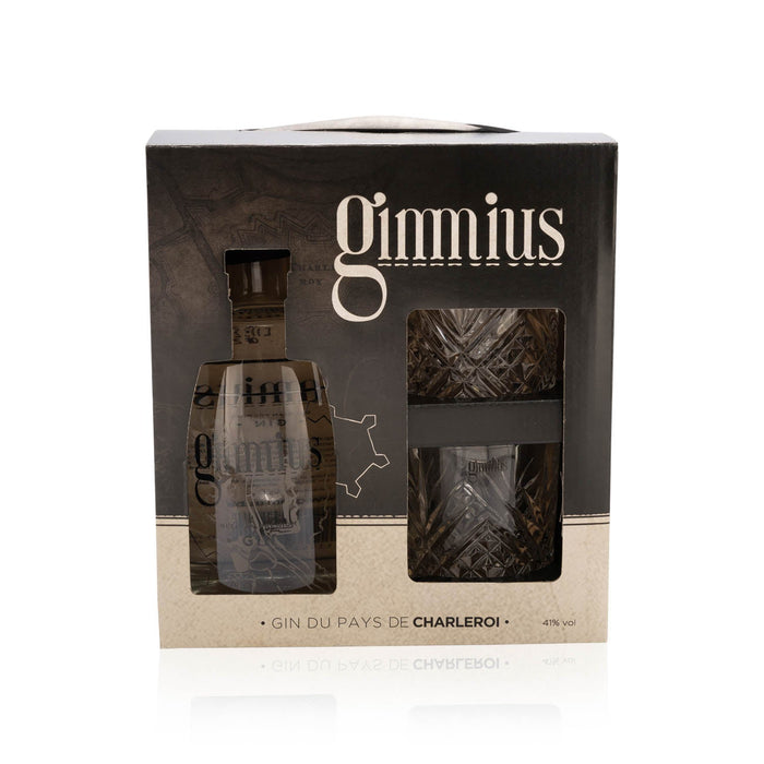 Gimmius Gin Geschenkbox mit 2 Gläsern – Spirituosen – Gimmius Gin