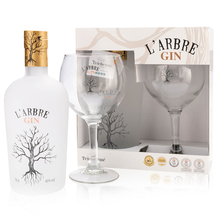 L'Arbre Gin Geschenkpackung mit 1 Glas – Spirituosen – L'Arbre Gin
