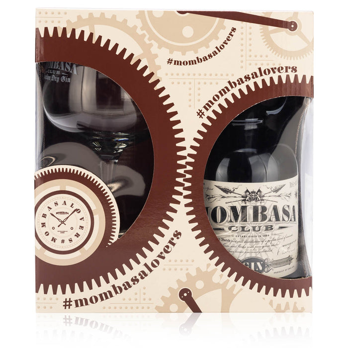 Mombasa Club London Dry Gin + Glas in Geschenkverpackung – Spirituosen – Mombasa